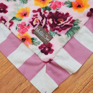 NEW Matilda Jane Standard Pillow Sham Fleece Soft Floral Once Upon A TIme